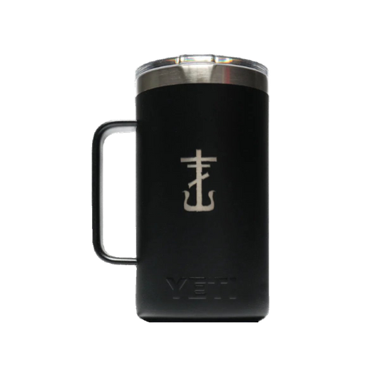 Small Cross Logo 24oz Yeti Rambler Mug (Black)