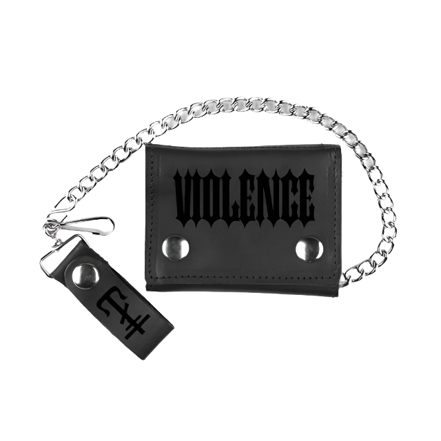 Violence Chain Wallet (Black)