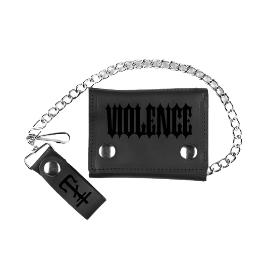 Violence Chain Wallet (Black)