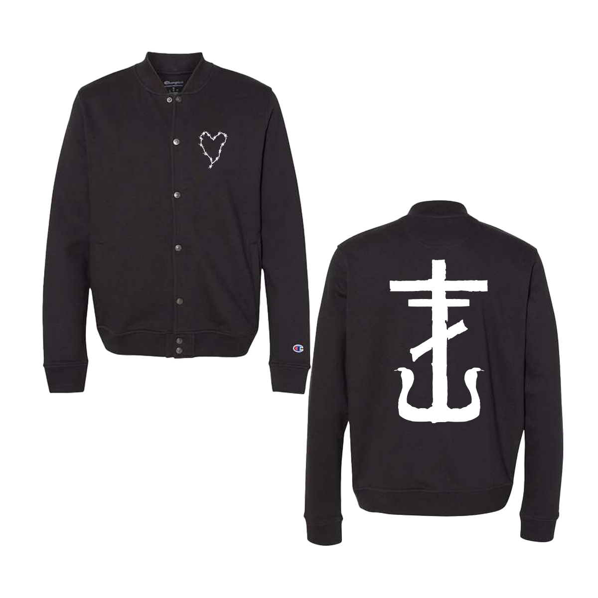 Cross Champion Bomber Jacket (Black)
