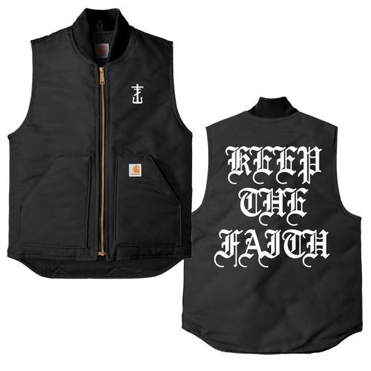Keep The Faith Carhartt Vest (Black)